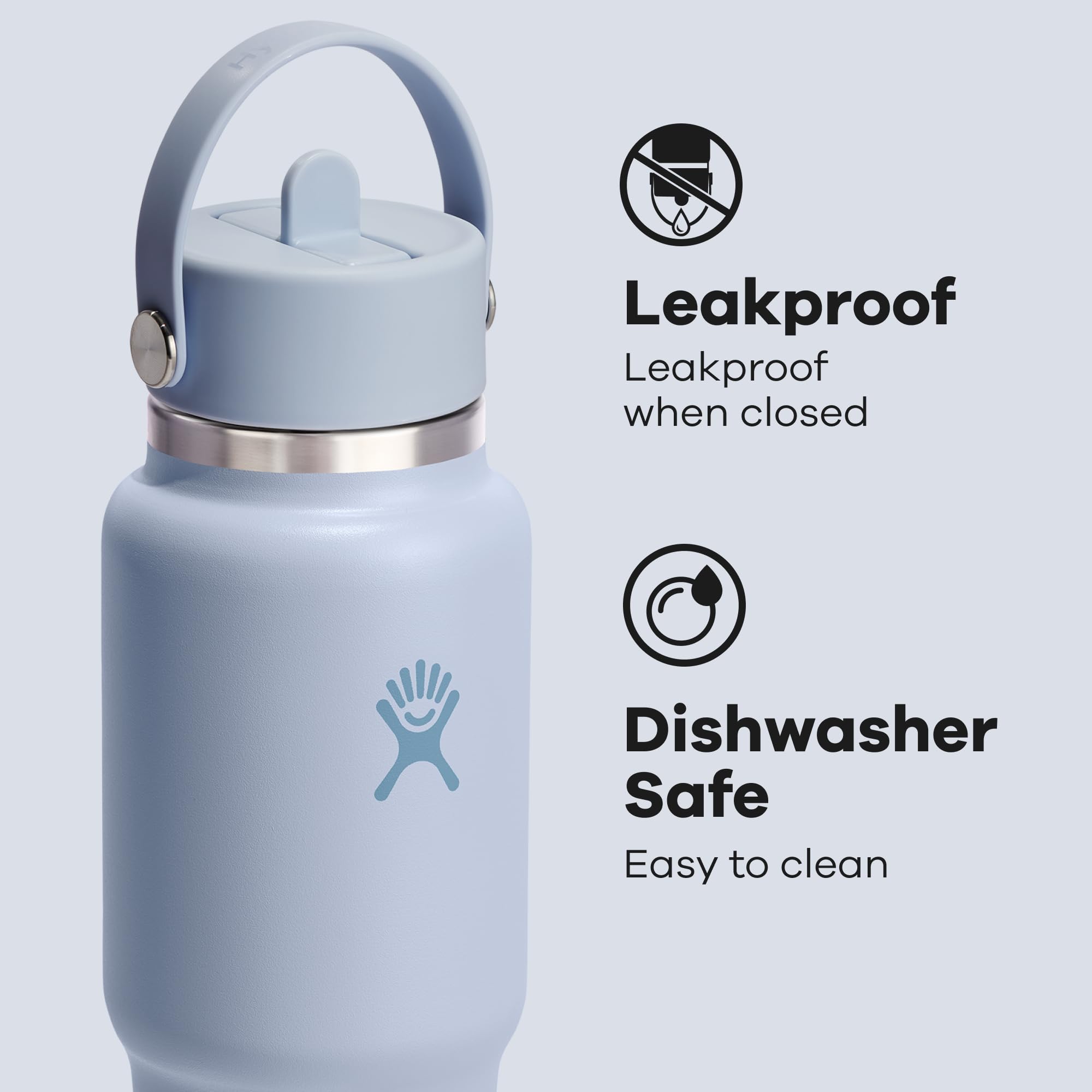 Amazon | Hydro Flask 32オンス ワイド フレックス ストロー トラベル